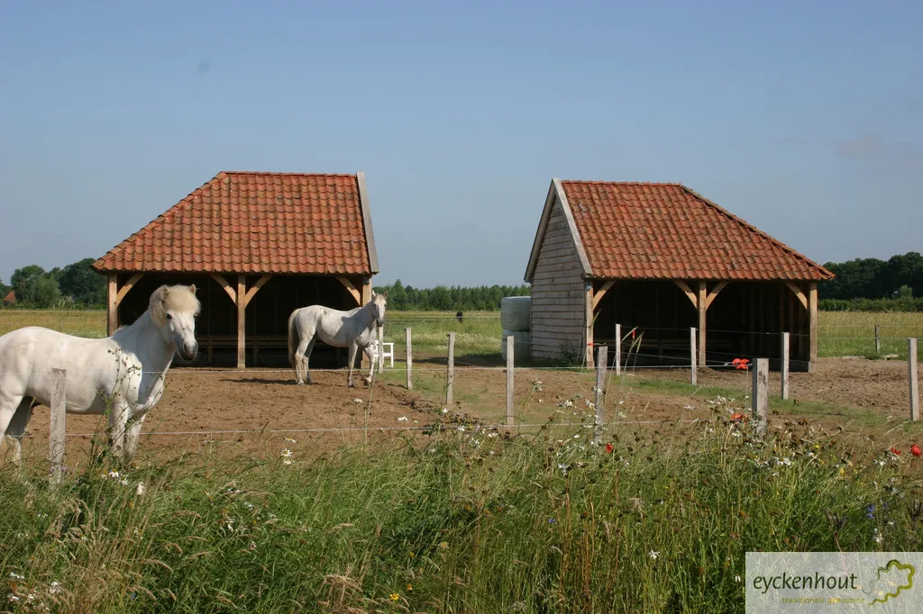 Eiken stal voor IJslandse pony’s