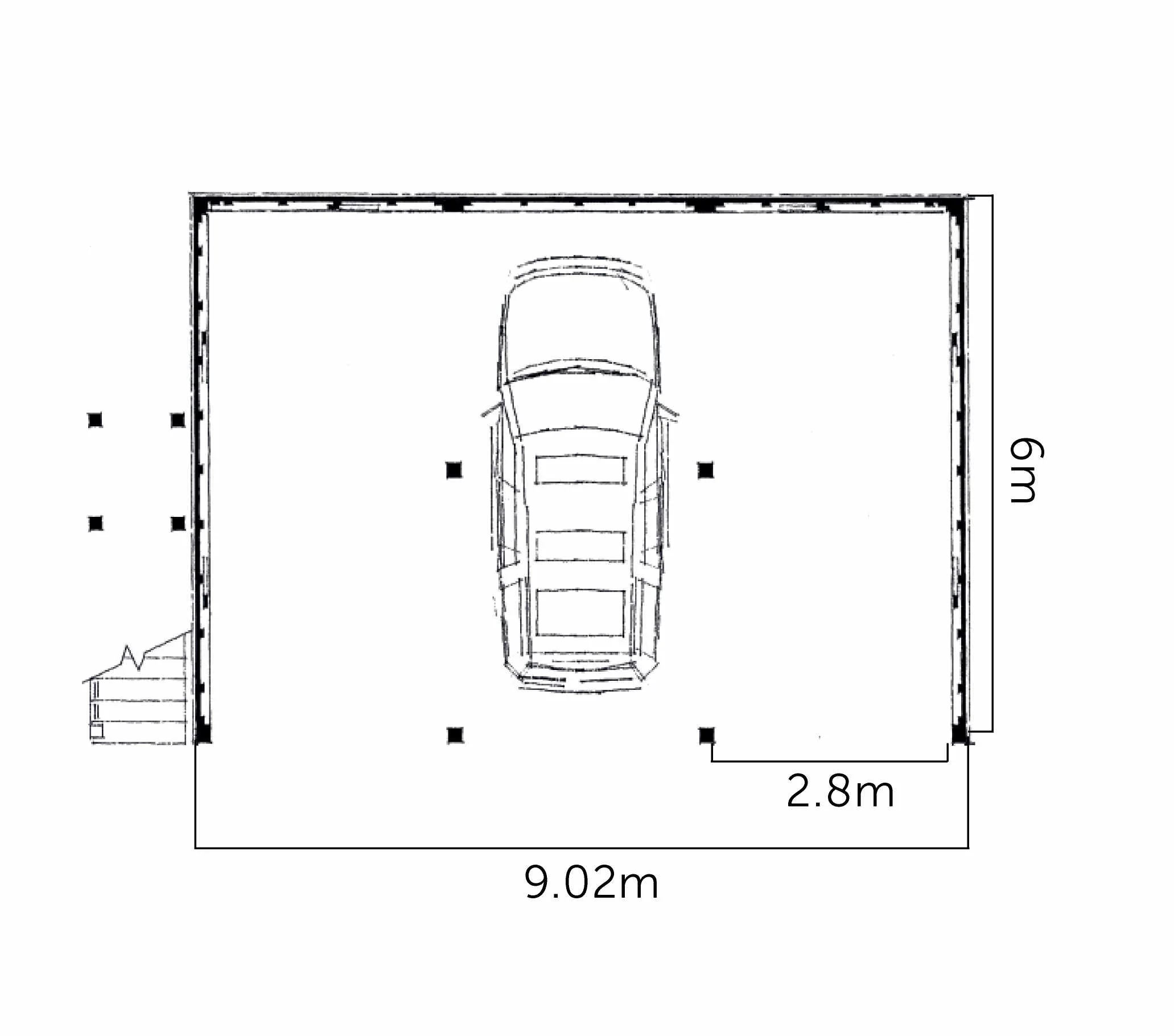 Plattegrond van de Galway, drie vaks