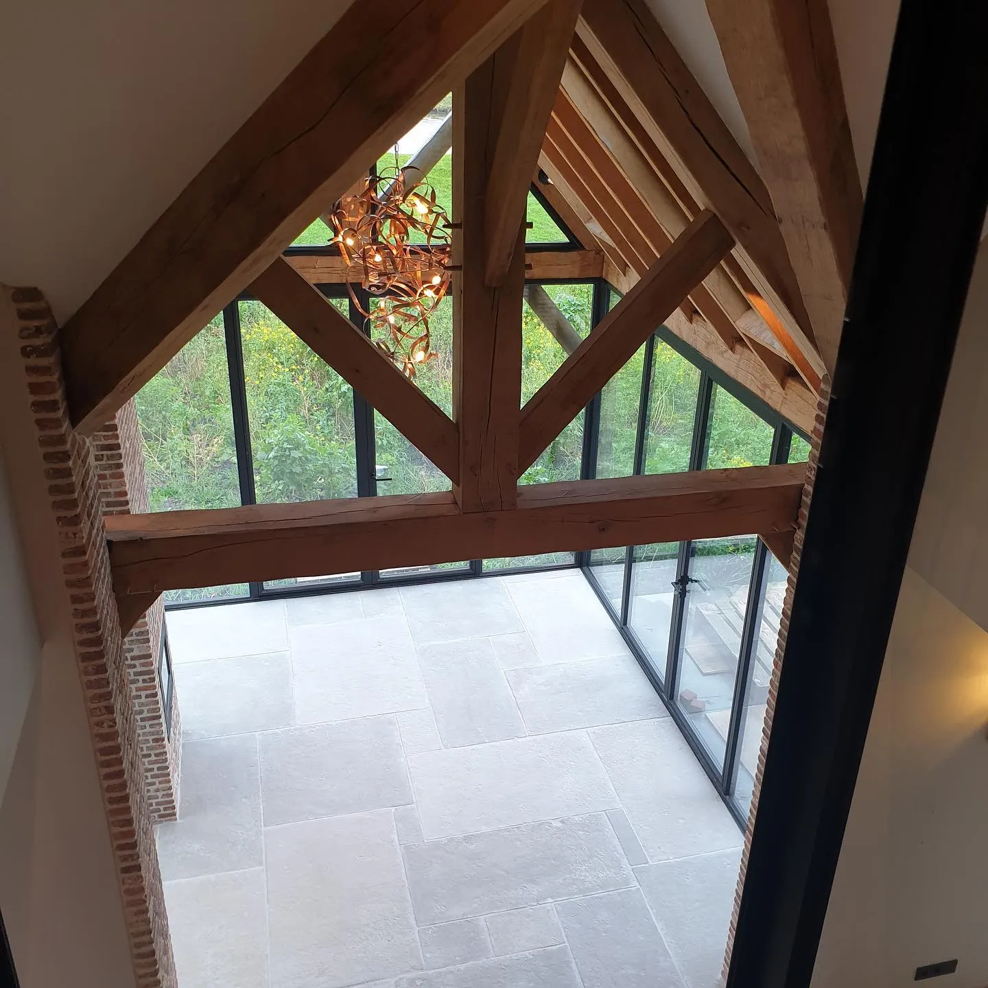 Eiken tuinkamer van de Kempische villa
