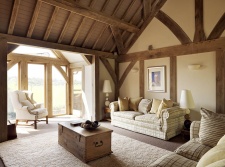 sfeervolle tuinkamer met erker