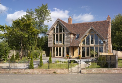 oakframe showhuis in hereford