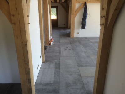Vloer van showwoning