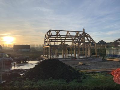 voorgevel van de eiken zorgwoning
