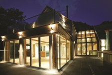 villa met eiken frame
