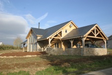 voorgevel showwoning ardennen