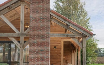 Compacte recreatiewoning in landelijke stijl