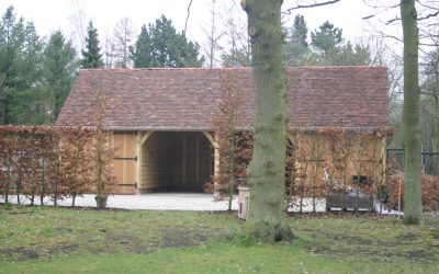 eiken carport garage in belgië