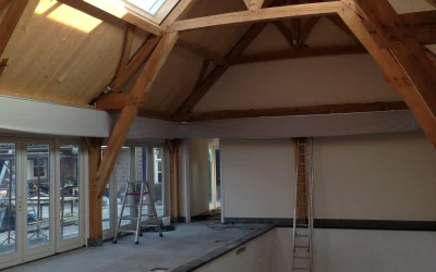 Nieuwe poolhouse gemaakt door Eiyckenhout